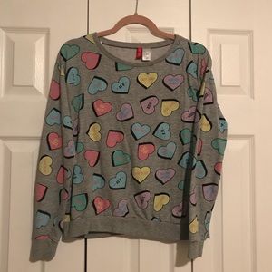 H&M Valentine jumper